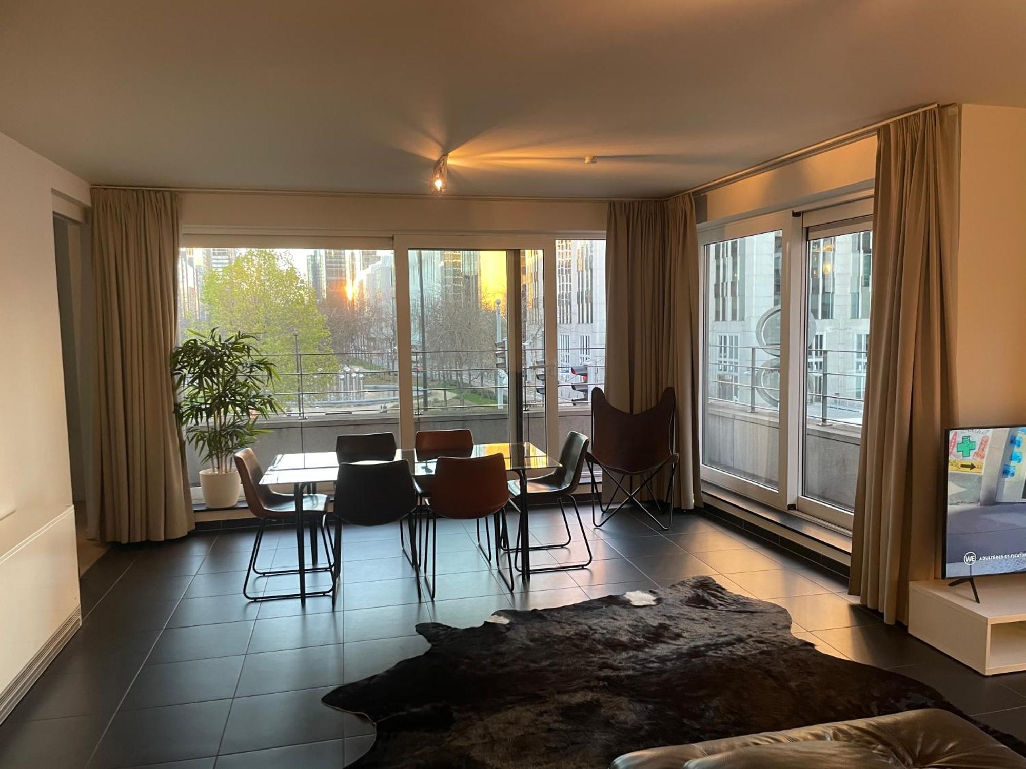 Apartment In Heart Of Brussel City With Balcony View Exterior foto